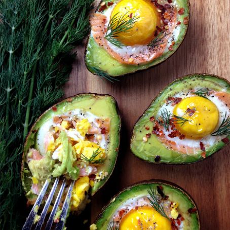 avocado stuffed with smoked salmon recipe