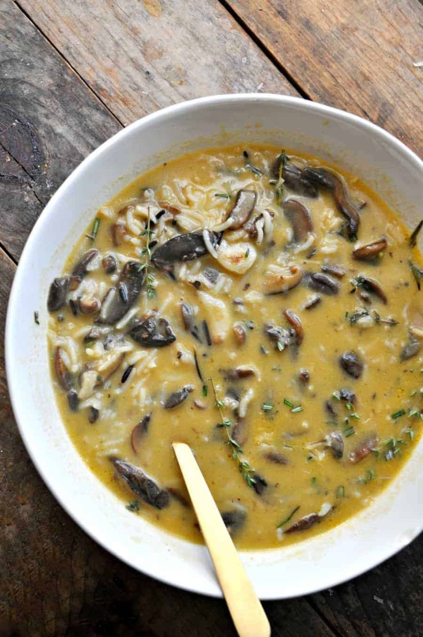 balsamic mushroom soup