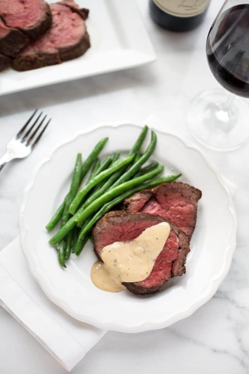 Beef Tenderloin Steaks In Cognac Cream Sauce