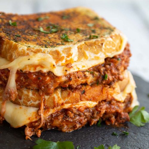 bolognese toast recipe