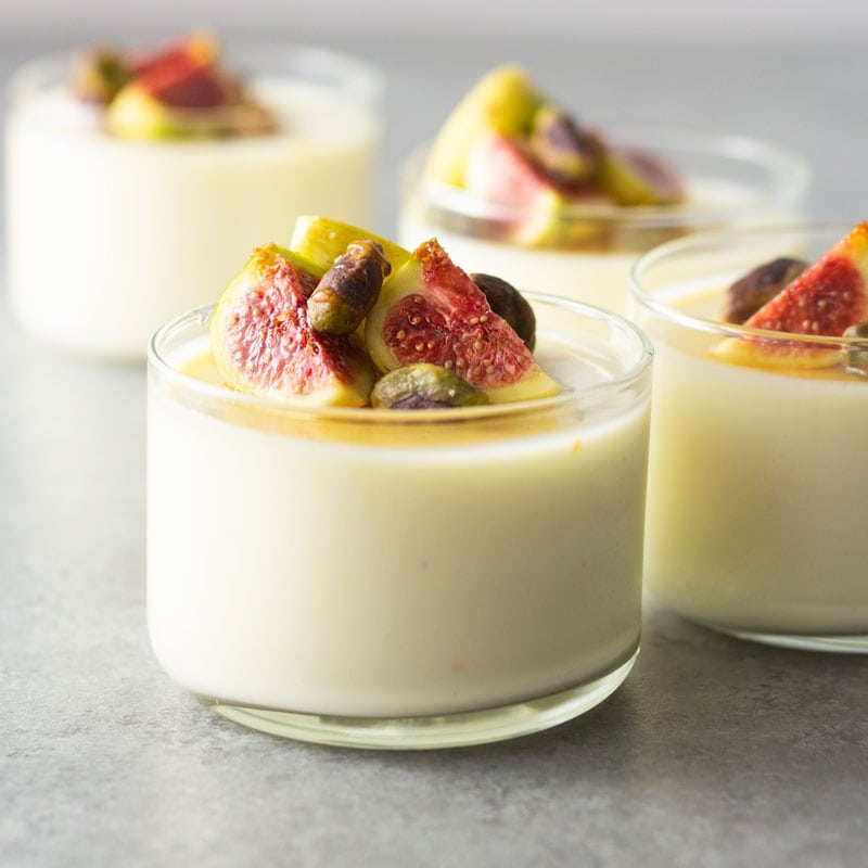 cheese and pesto panna cotta recipe