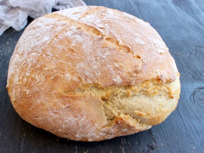 crusty bread without crumbs recipe