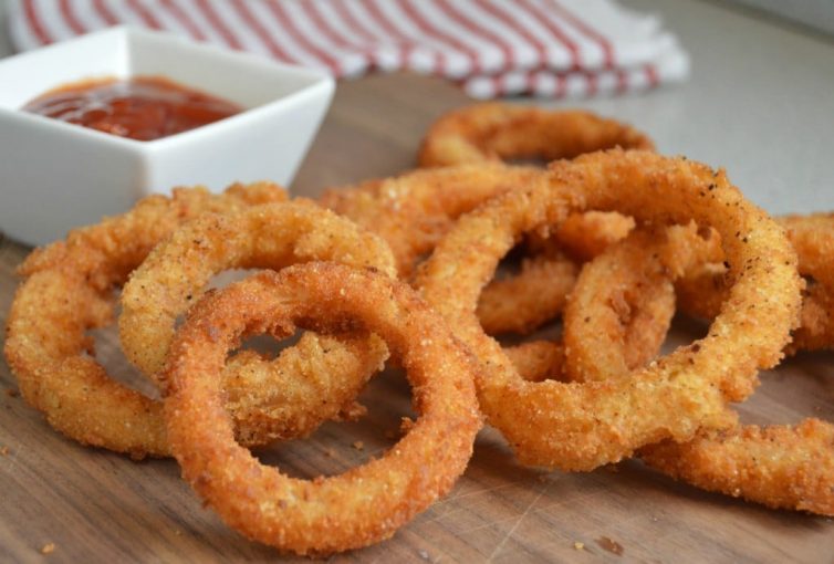 deep fried onion rings