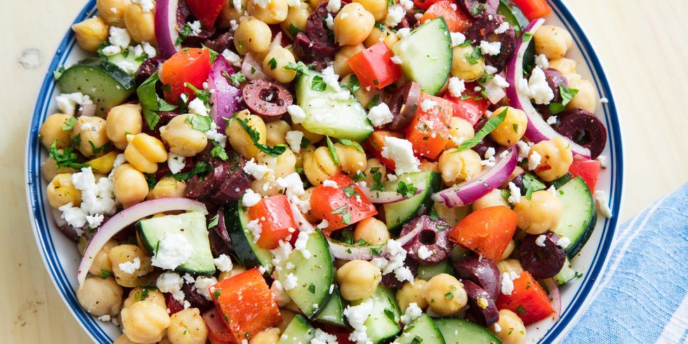 dressed chickpea salad recipe