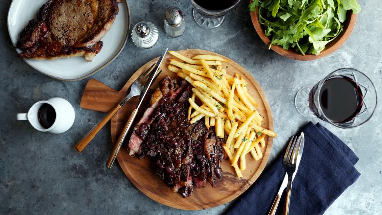 entrecote with nuts recipe