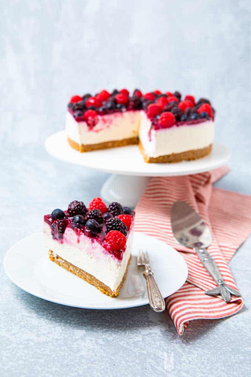 fruit cheesecake