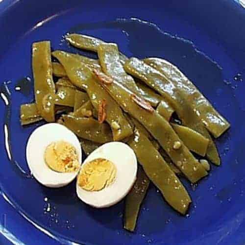 green beans with ajada recipe