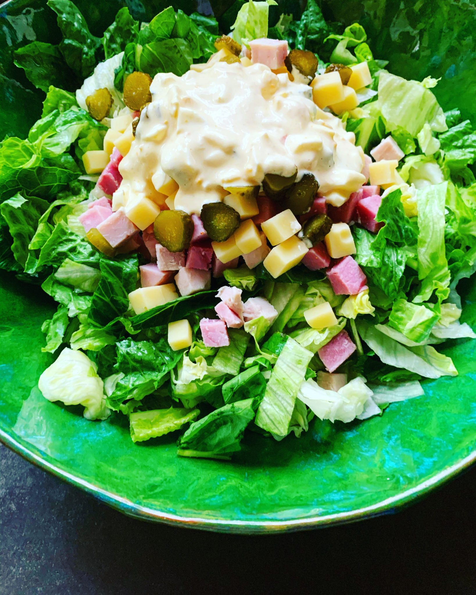 homemade parisian salad honest mayonnaise salad full of nostalgia scaled