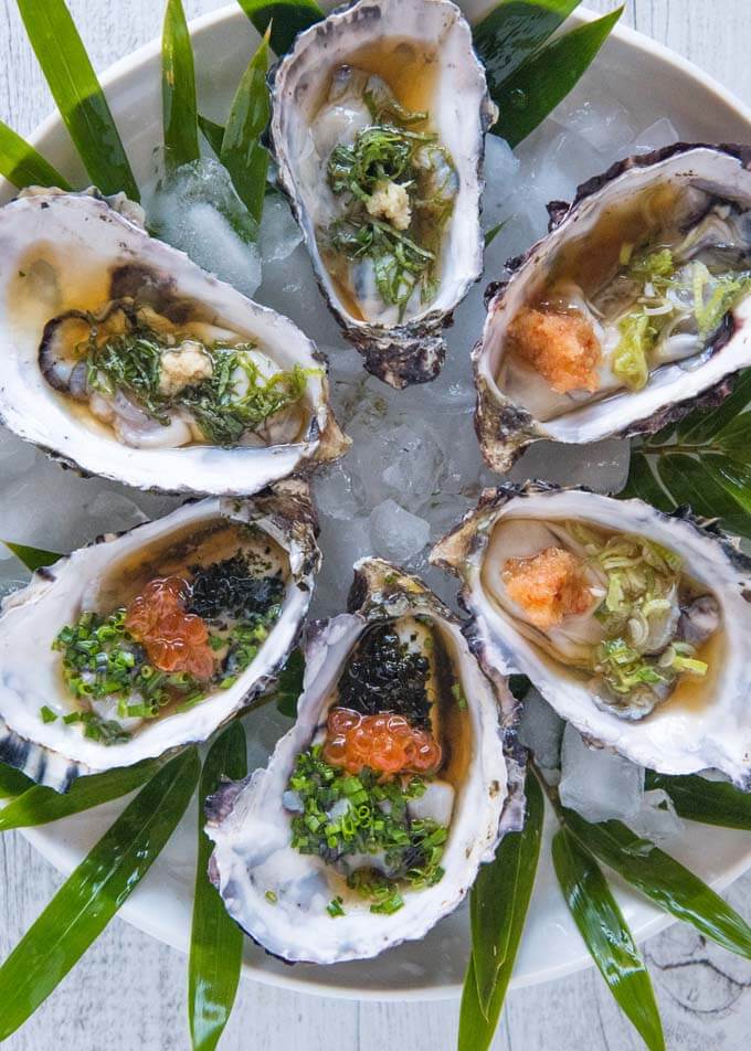 how to dress oysters recipe