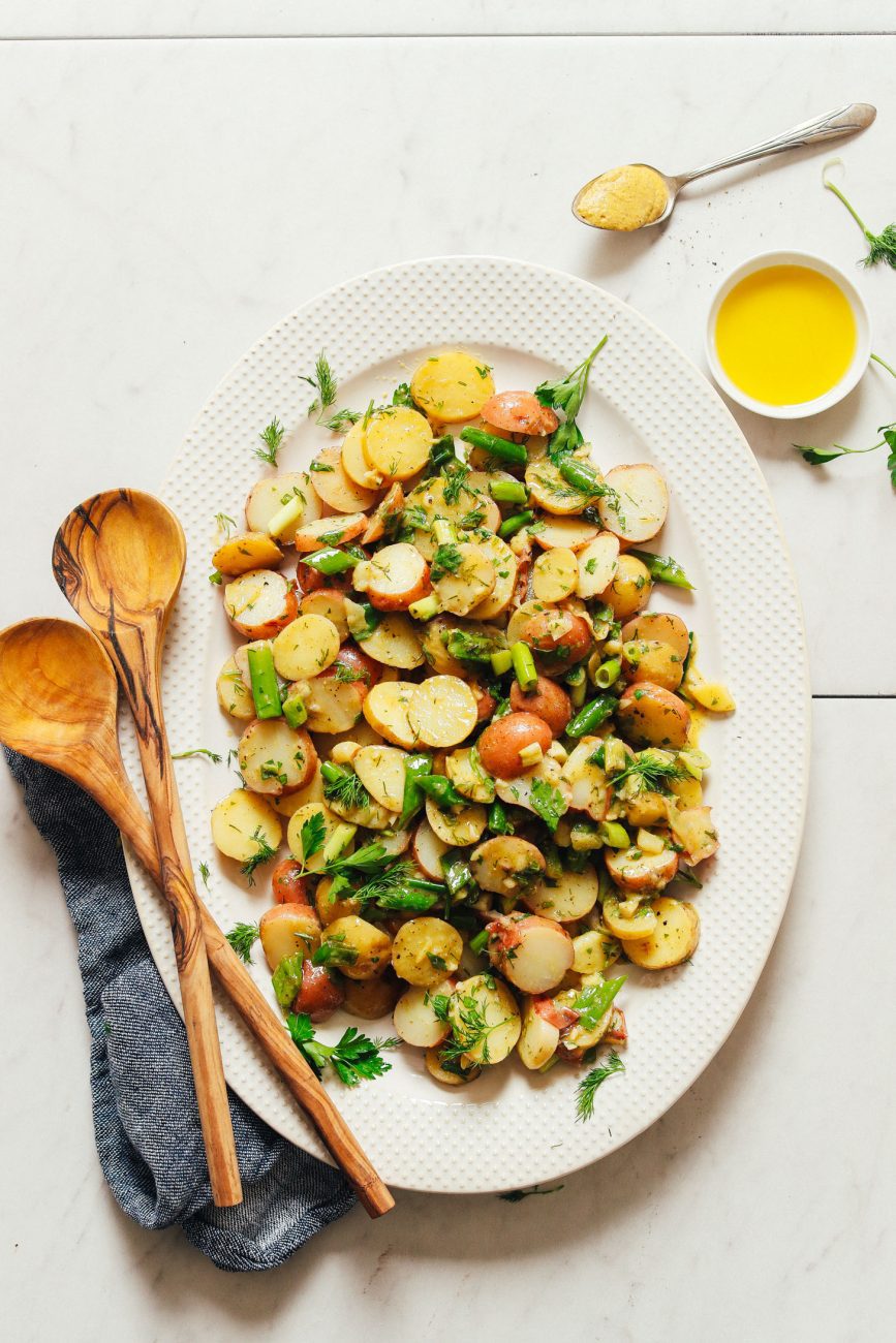 indulgent potato salad