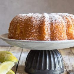 Lemon cake on aniseed cake recipe