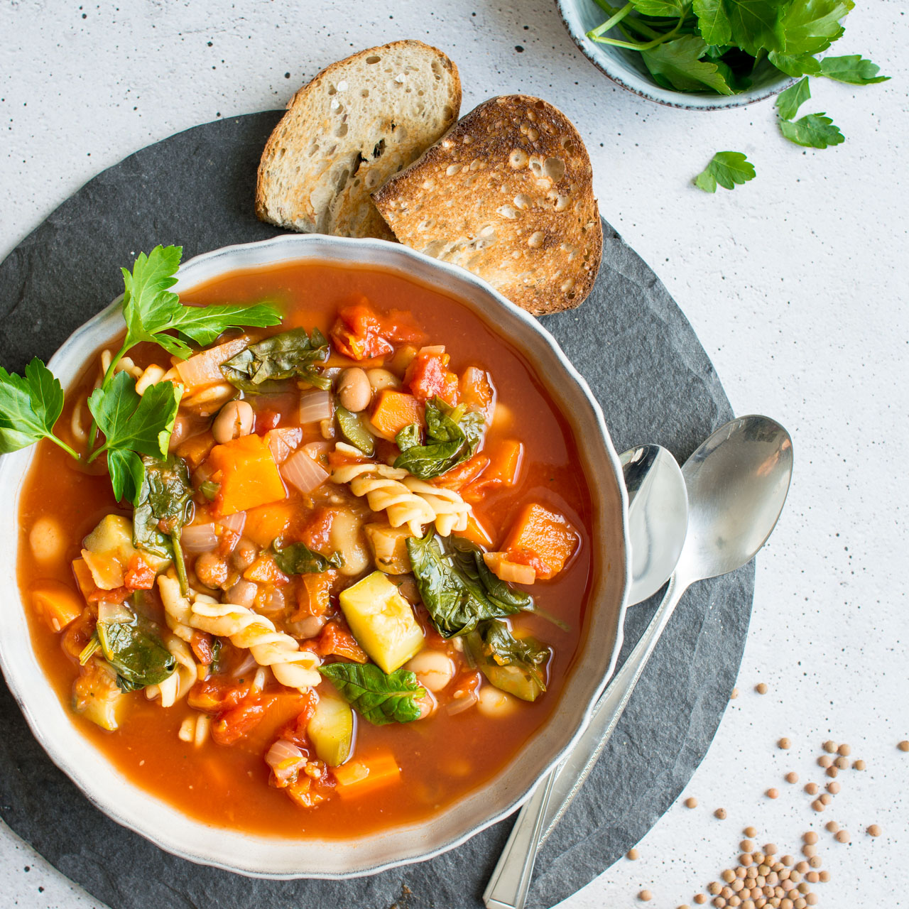 minestrone vegetable soup