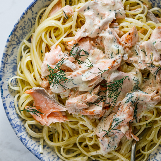 pasta with salmon recipe