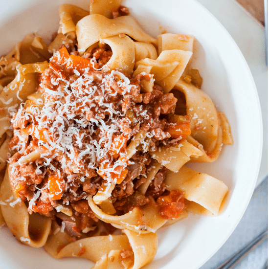 pork ragu made from minced meat recipe