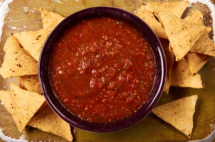 ranchito mexican fast food recipe for hot red salsa