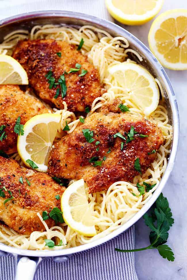 recipe for crispy and creamy chicken parmesan