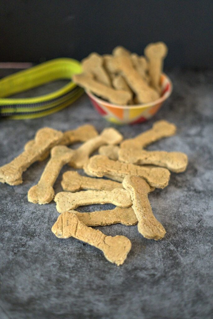 recipe for dog biscuits using fresh salmon and fresh rosemary