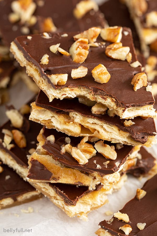 recipe for saltine toffee candy