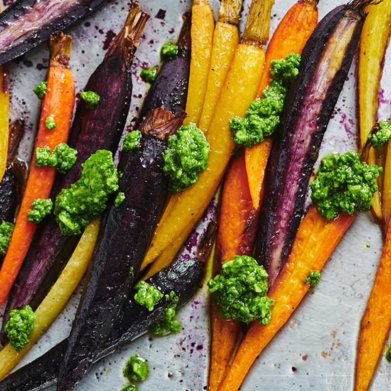 roasted carrots with parsley pesto recipe