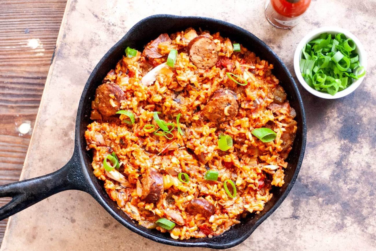 turkey and sausage rice a recipe from cajun jambalaya