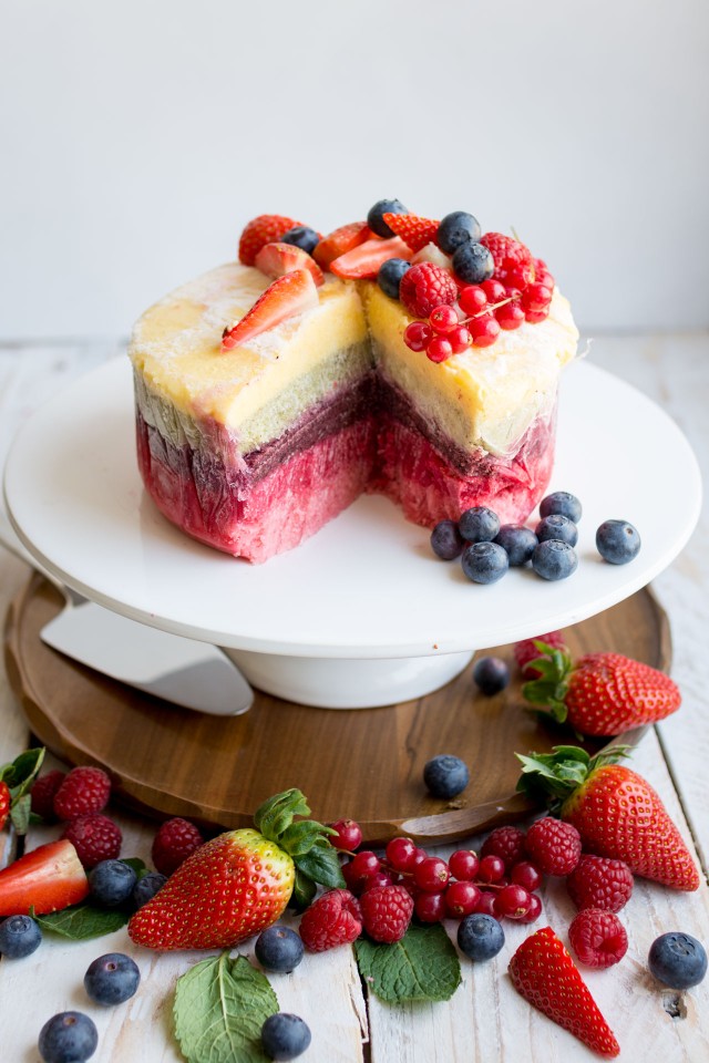 yoghurt cake with fruit ii recipe