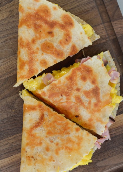 baked ham and cheese quesadilla recipe