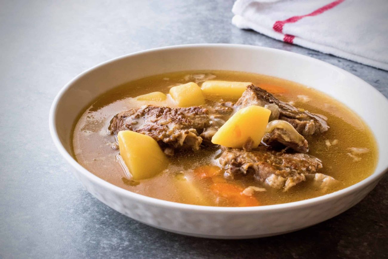 beef soup from benesov