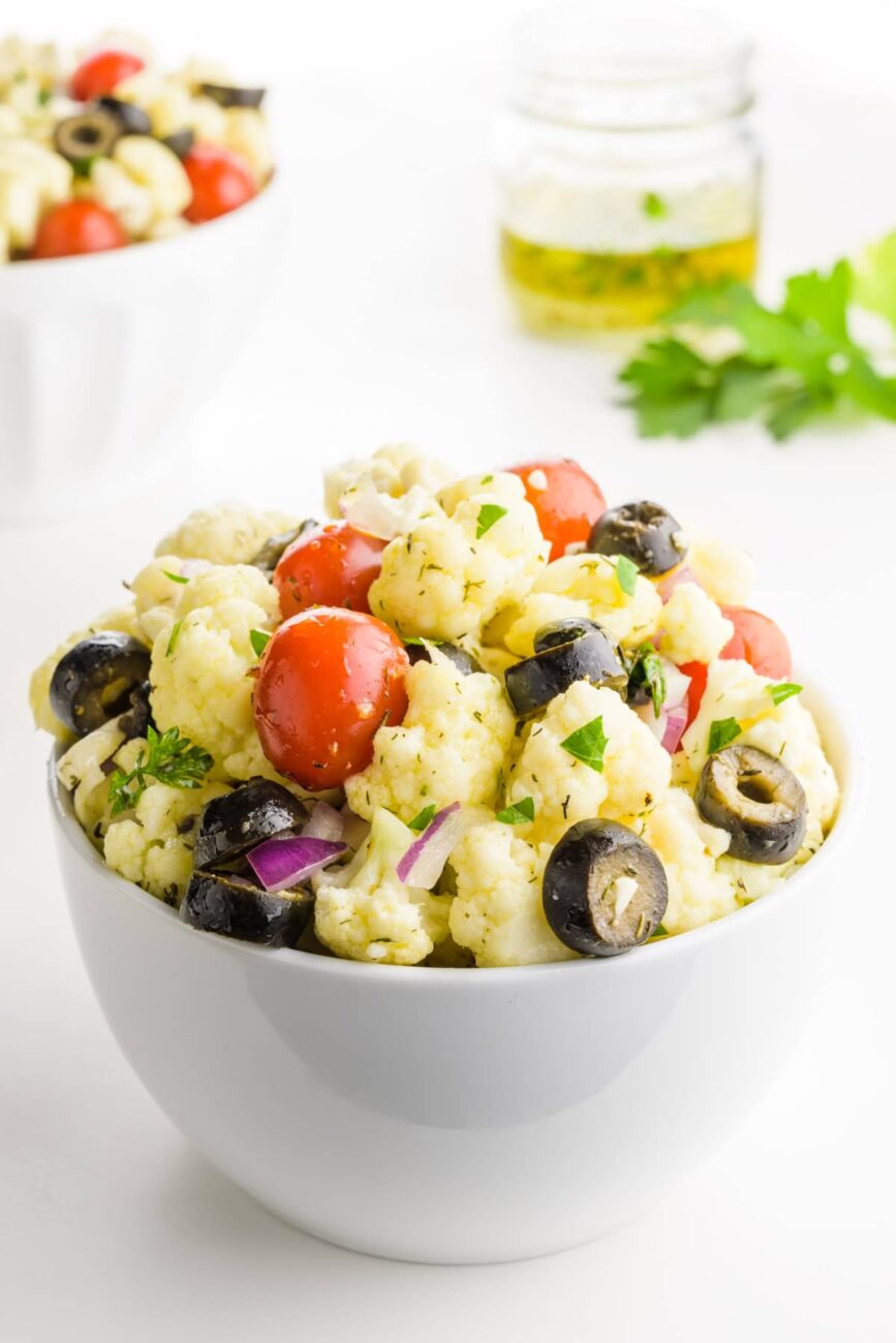 cauliflower and vegetable salad