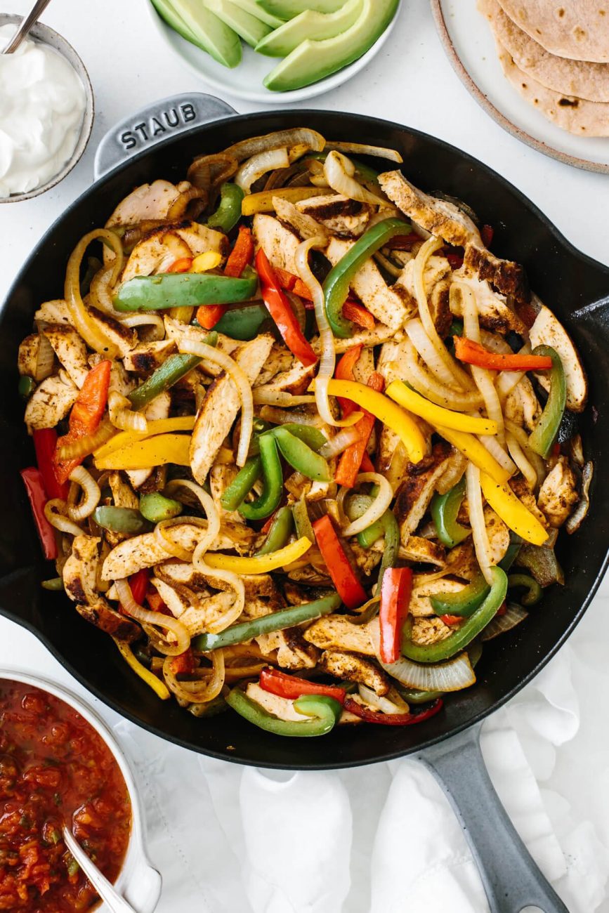 chicken fajitas