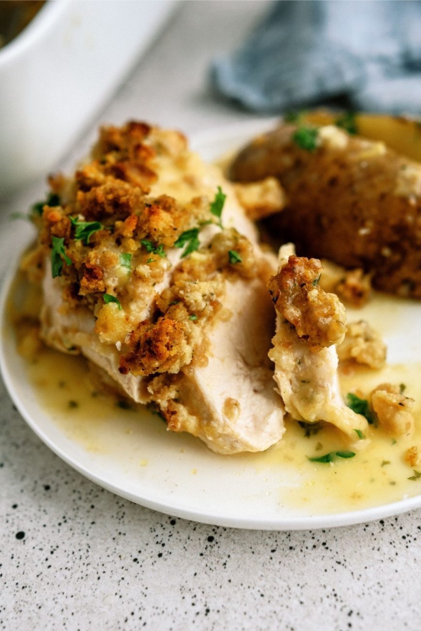 chicken with stuffing