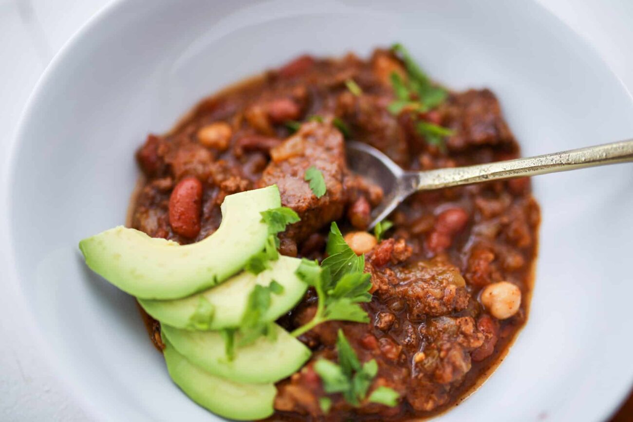 chilli con carne from the multifunctional pot