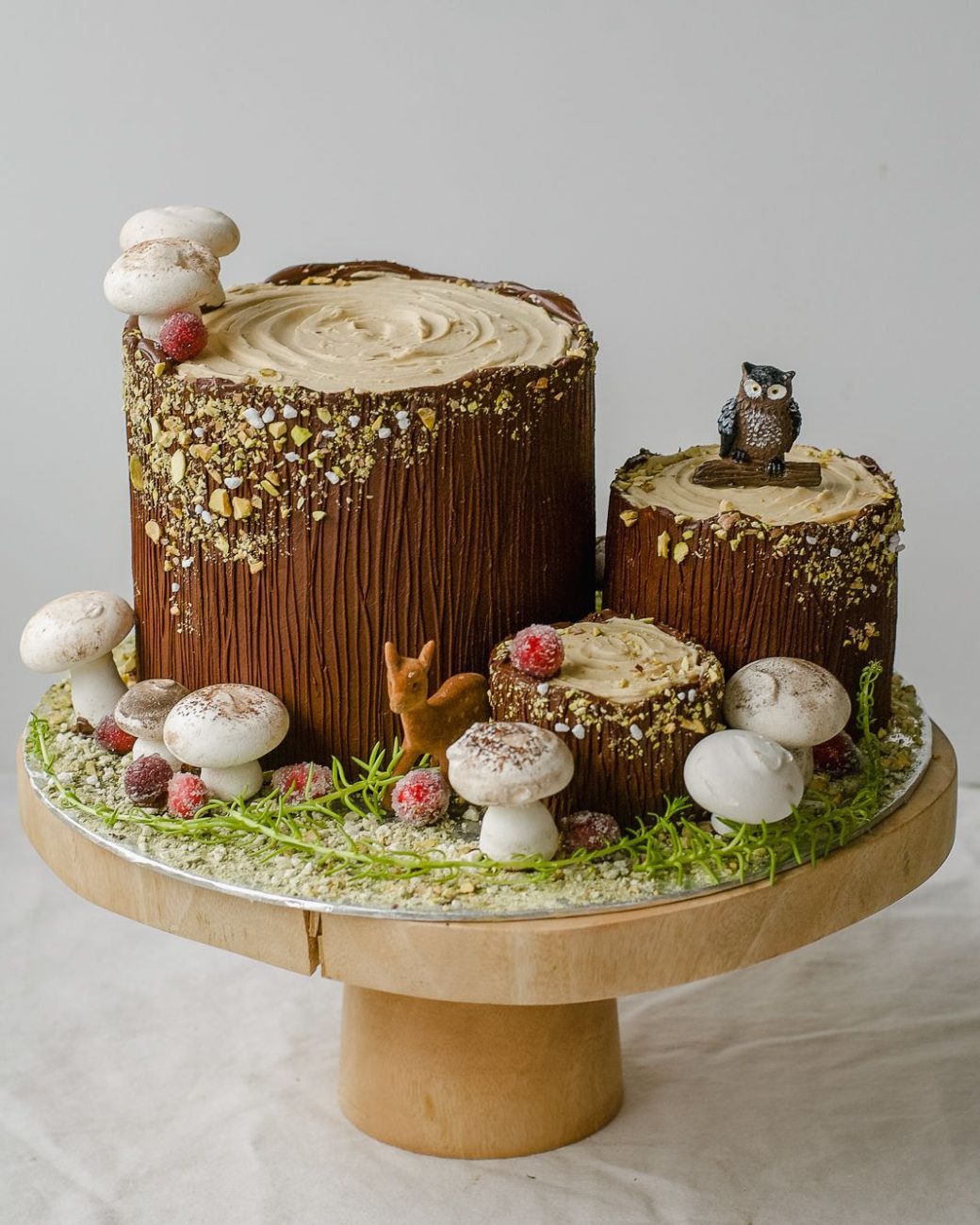 christmas mushroom cake