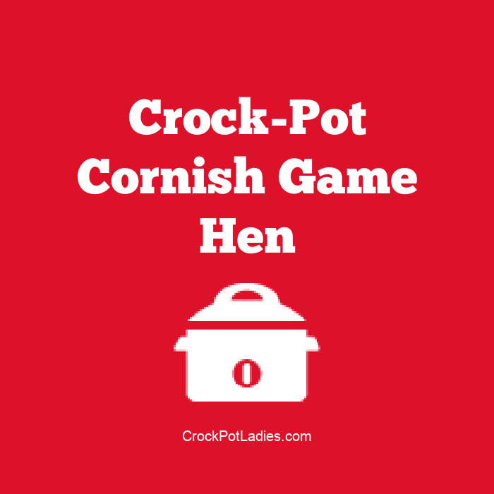 crockpot cornish game biscuits recipe