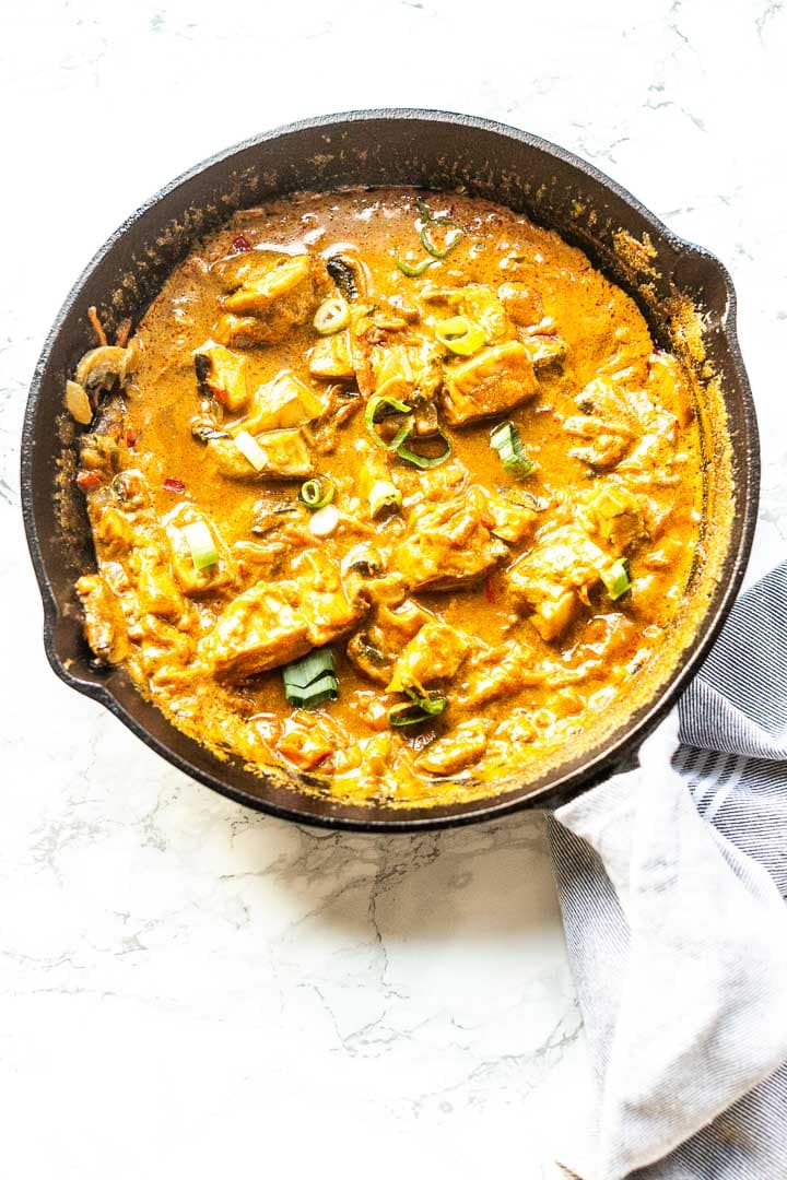 fish curry in coconut milk