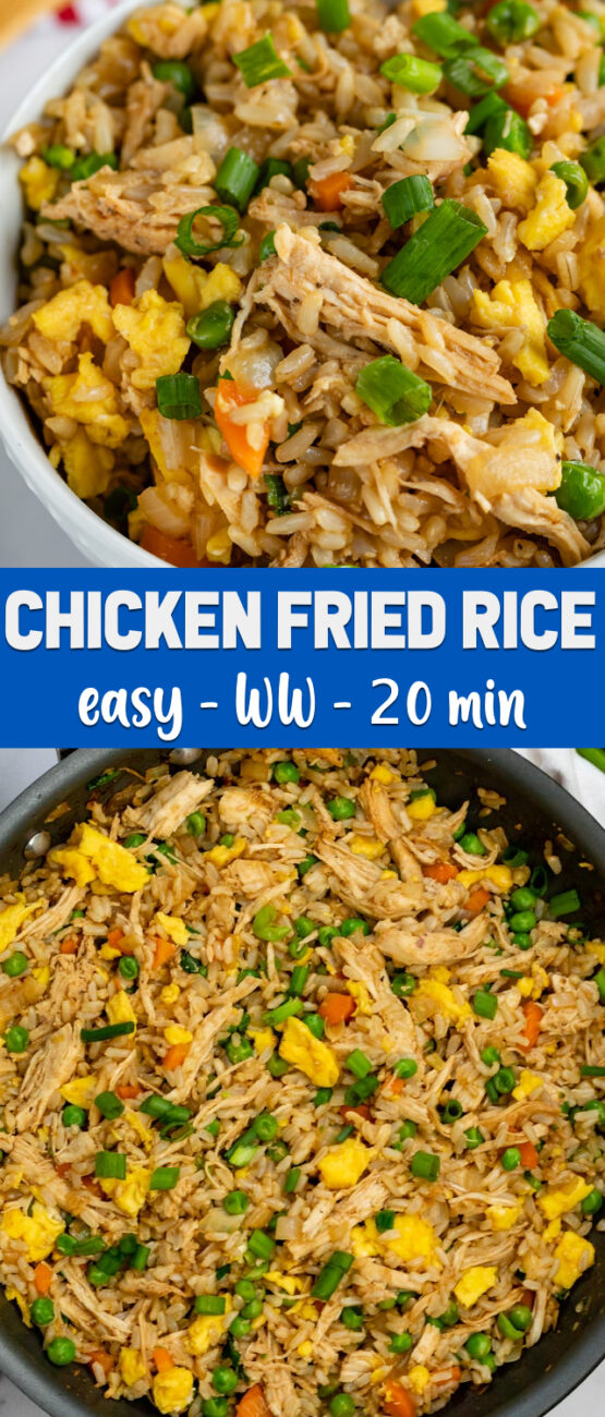 fried rice with vegetable recipes and ww chicken