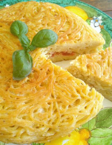 Frittata Or Pasta Omelette - Quickezrecipes.com