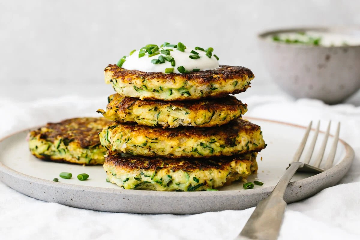 gluten free zucchini pancakes