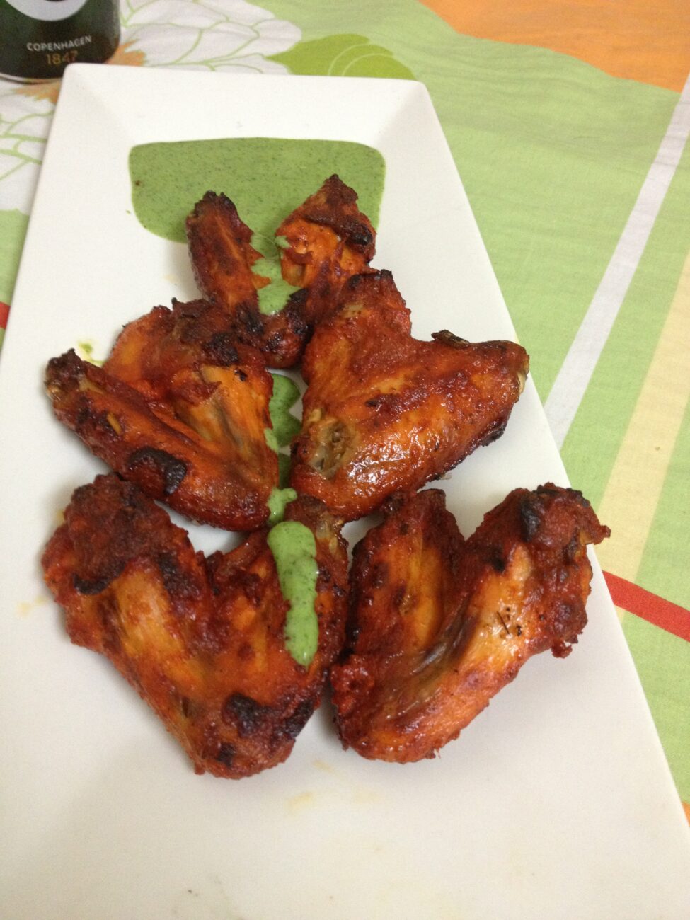 grilled tandoori chicken wings