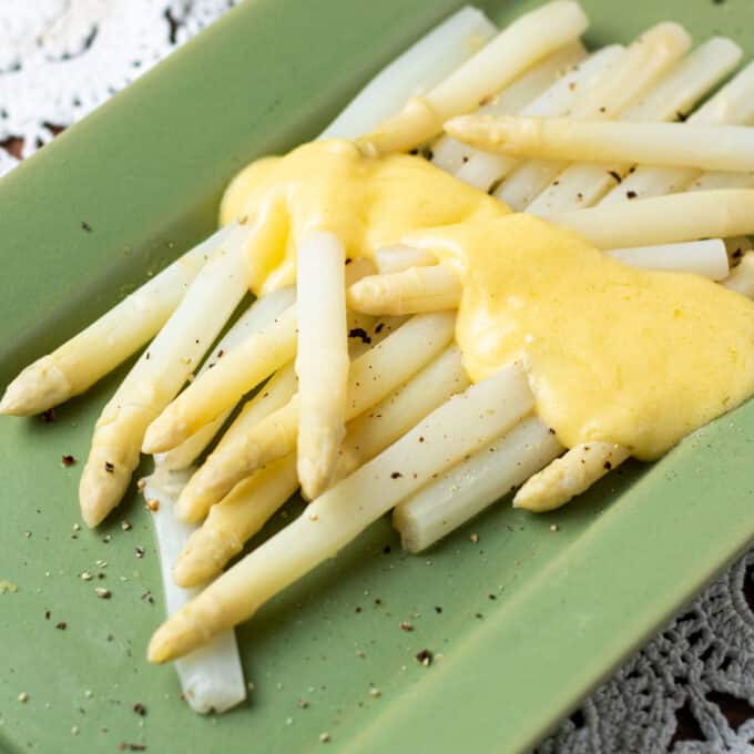 grilled white asparagus with jerky a seasonal recipe