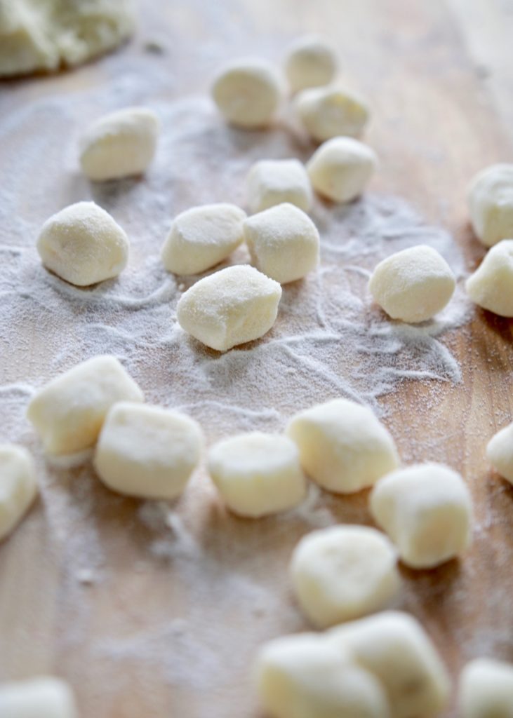 homemade flour gnocchi