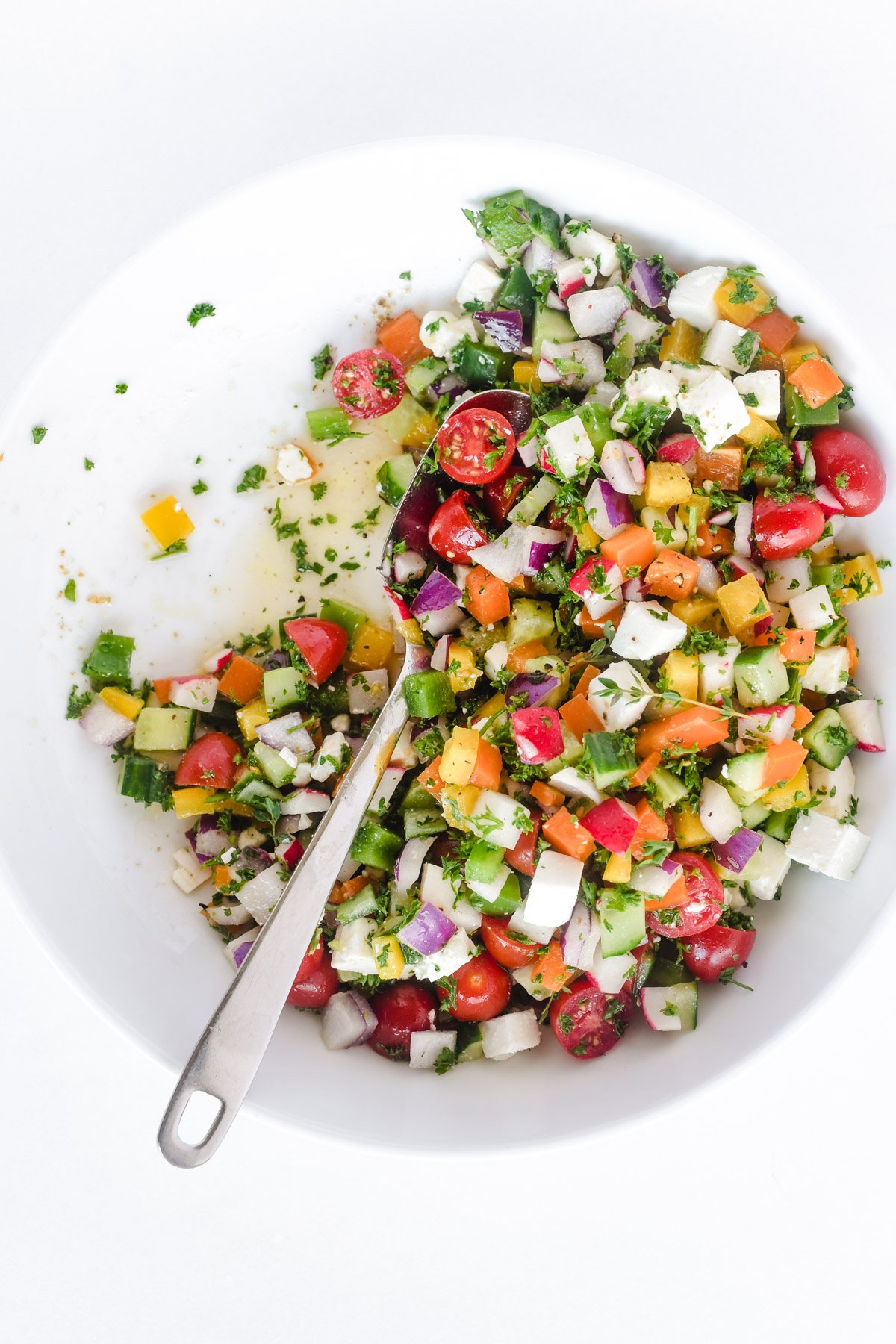 lentils feta cheese and pineapple chutney salad very easy and very top recipe