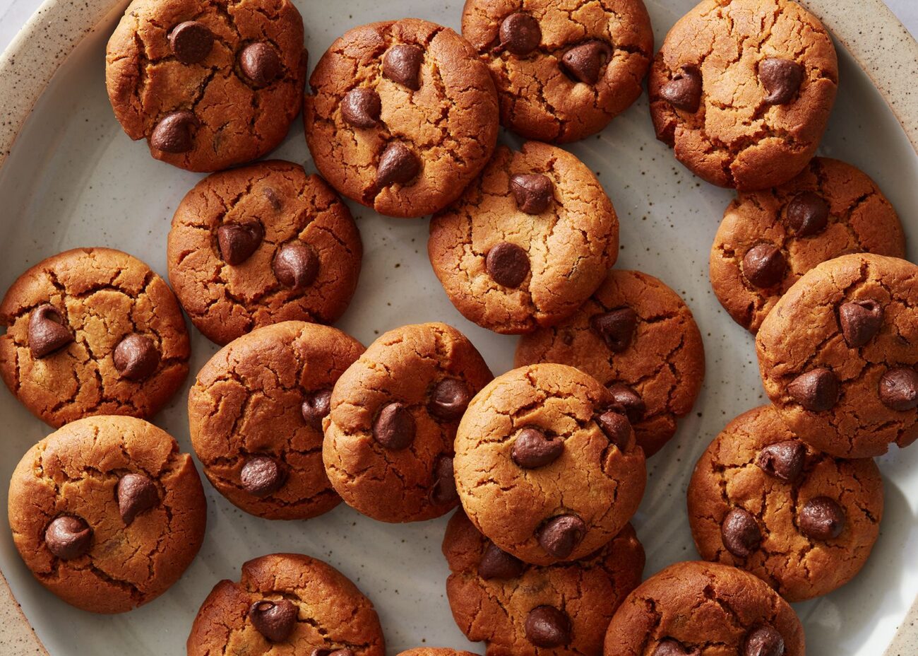 light cocoa and yogurt cookies