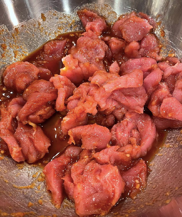 marinated pork kidneys