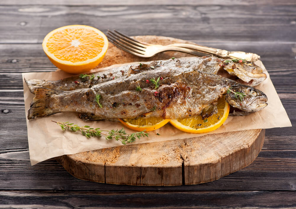 marinated trout