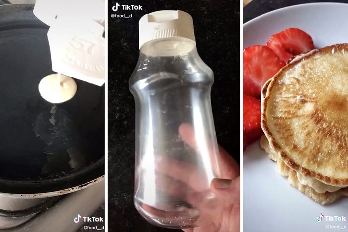 pancakes from the bottle without washing up