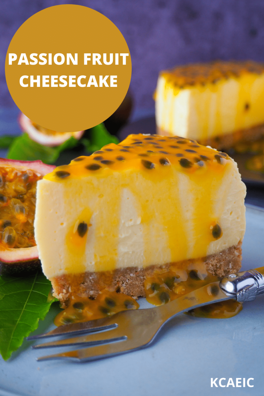 passion fruit and cheesecake easy no bake recipe