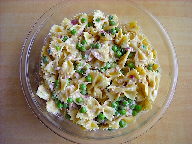 pasta with tuna and peas