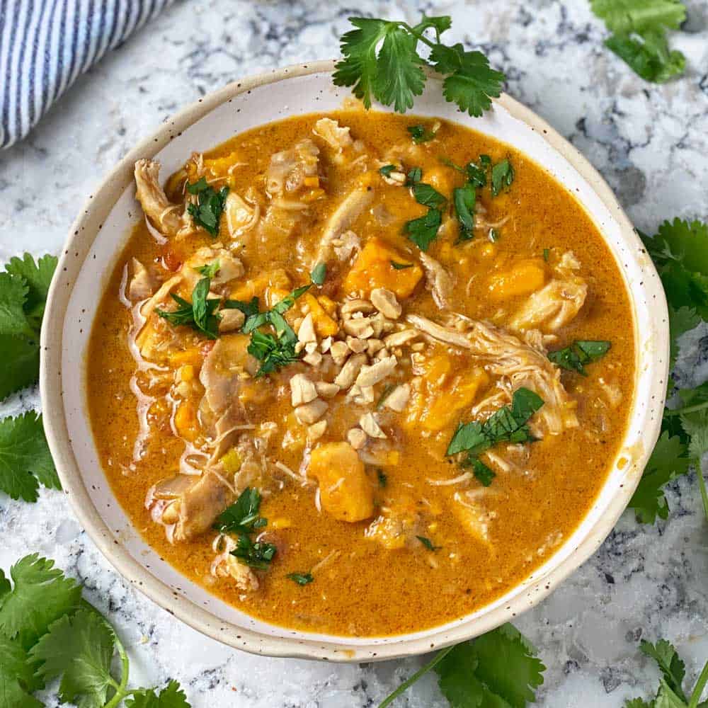 peanut chicken curry