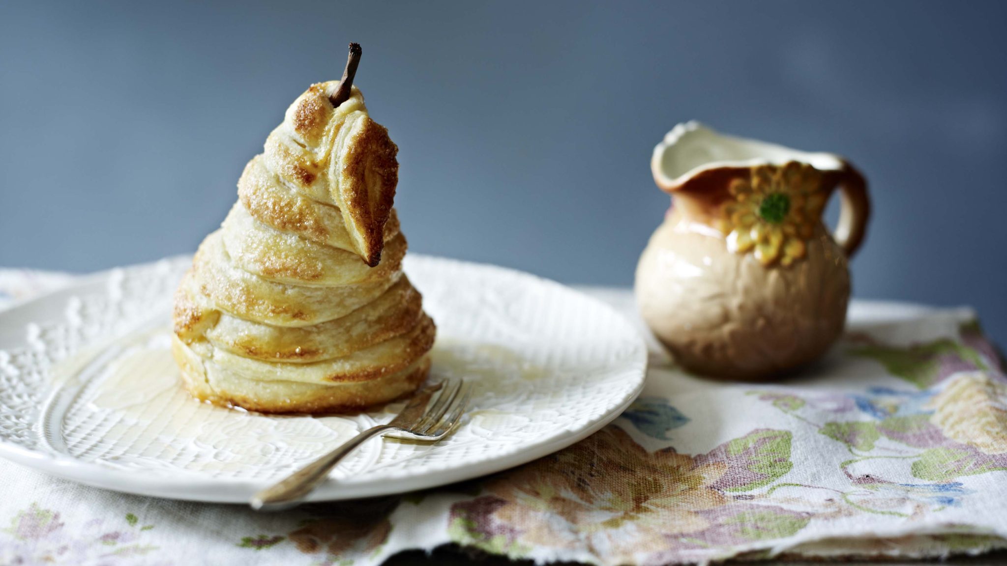 poached pear pie scaled