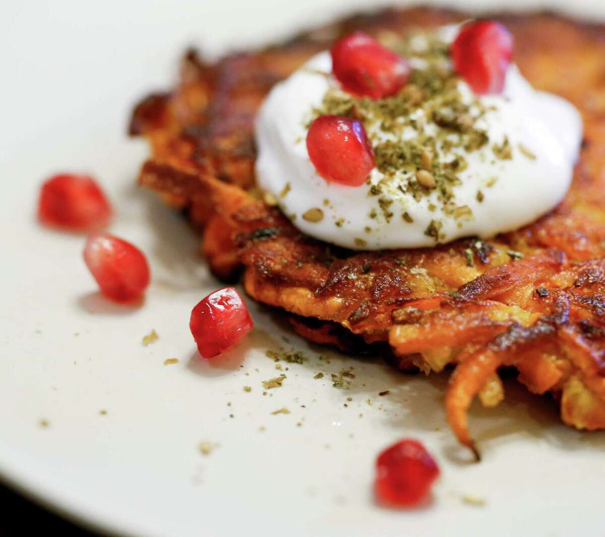 potato pancakes with smoked meat 2